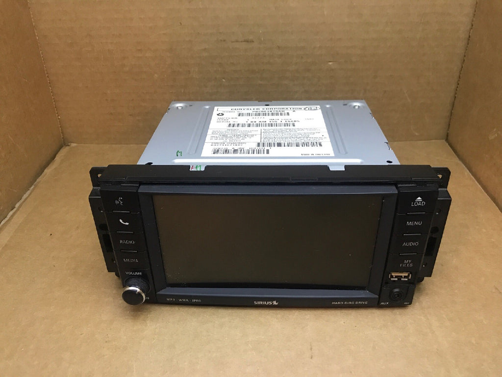 07 14 Dodge Chrysler Jeep High Speed Radio CD DVD MyGig RBZ  P05064879AH0