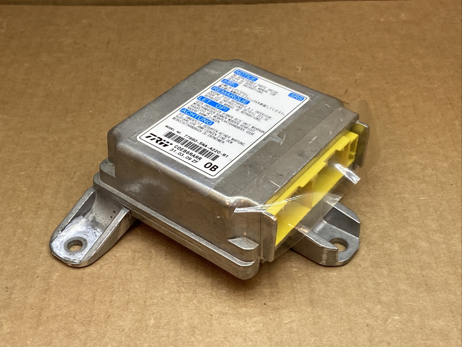 Honda Civic Coupe Air Bag Airbag Computer Control Module 77960 SNA A220 M13