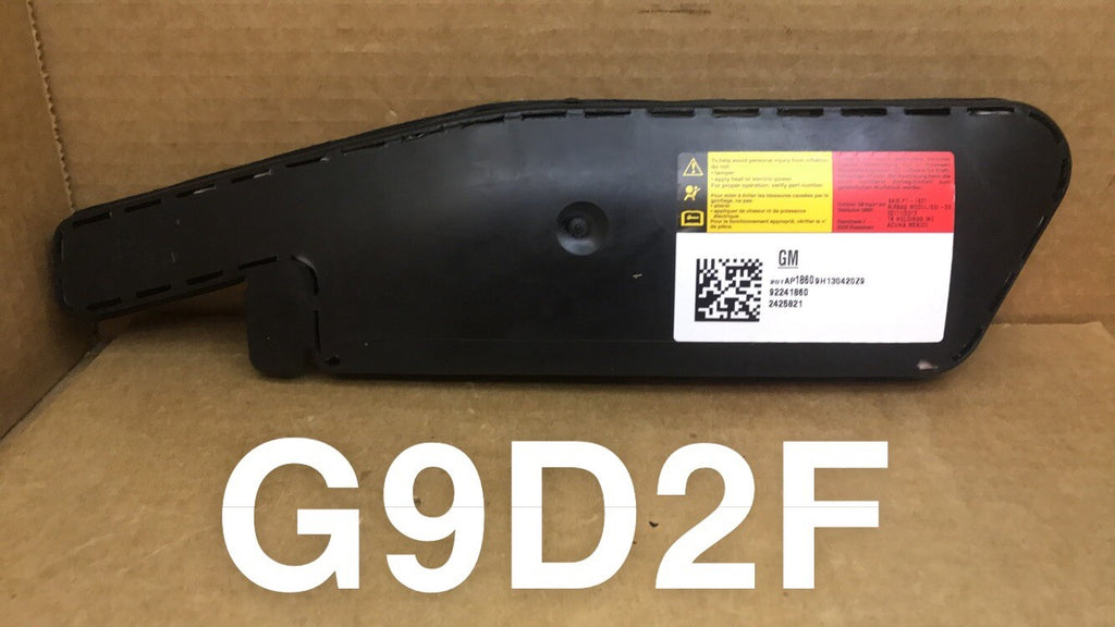 10 15 Camaro 13 14 Malibu Front Right Passenger Seat Air Bag Airbag 922418600