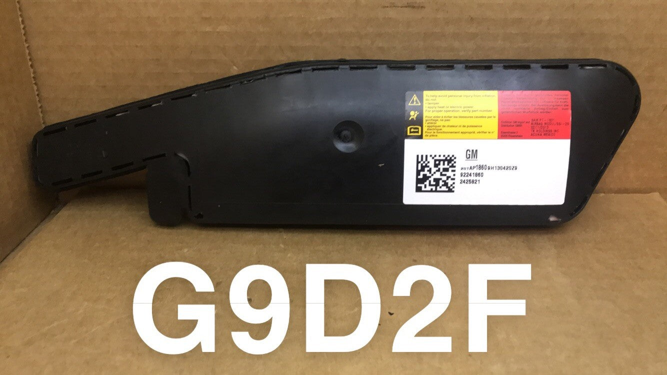 10 15 Camaro 13 14 Malibu Front Right Passenger Seat Air Bag Airbag 922418600