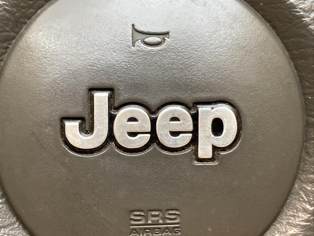 02 07 Jeep Liberty Front Left Driver Side Steering Wheel Air Bag Airbag Gray J15