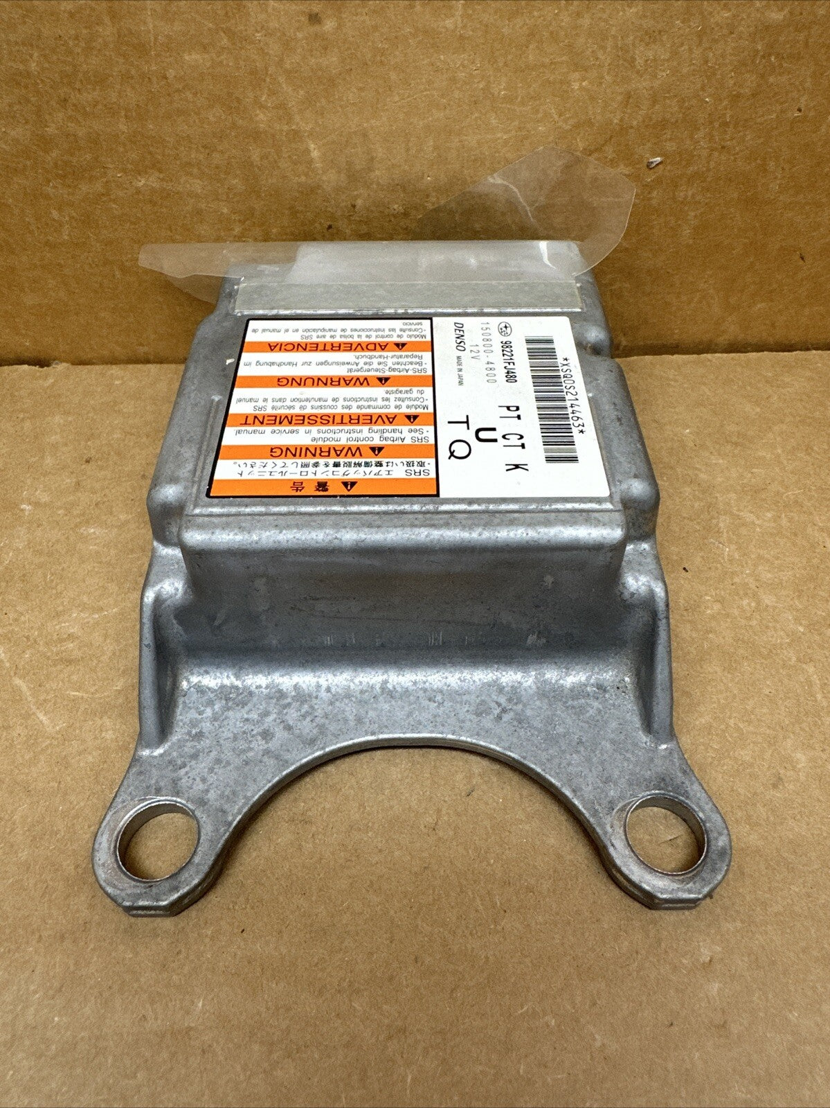 2016 Subaru Impreza SRS Air Bag Airbag Control Module 98221FJ4804
