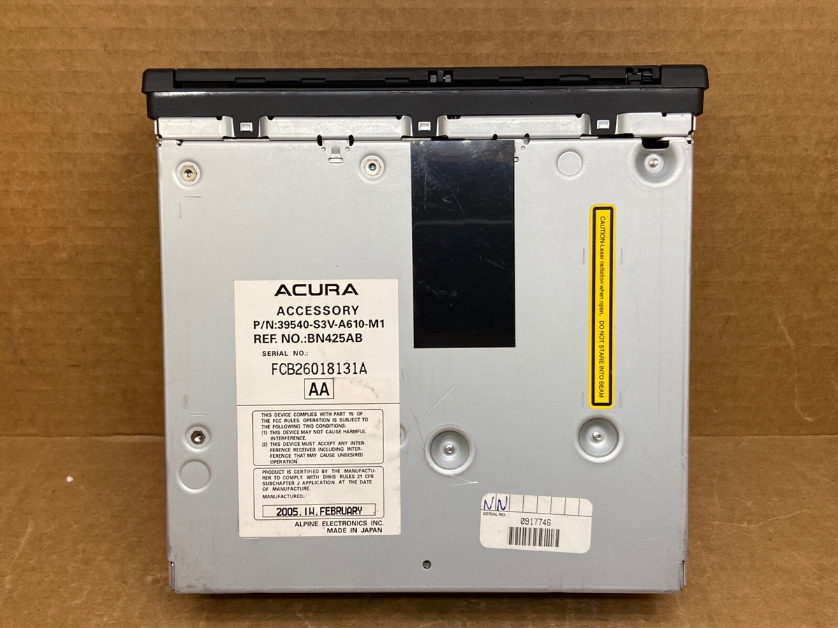 2005 2006 ACURA MDX NAVIGATION NAV GPS MAP DVD DRIVE ROM 39540 S3V A610 M16