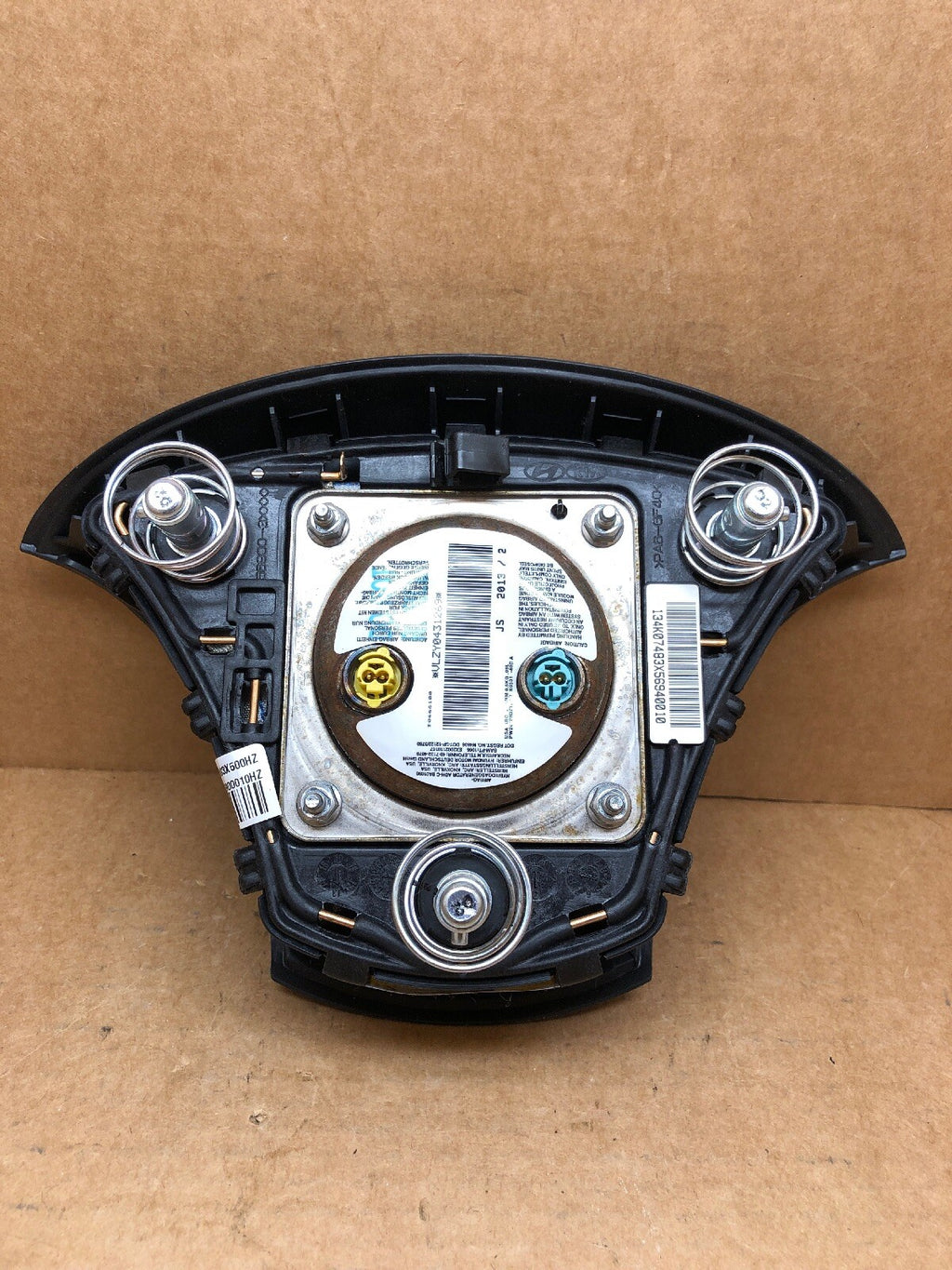 11 16 Hyundai Elantra Left Driver Side Steering Wheel Air Bag Airbag Dark Grey4