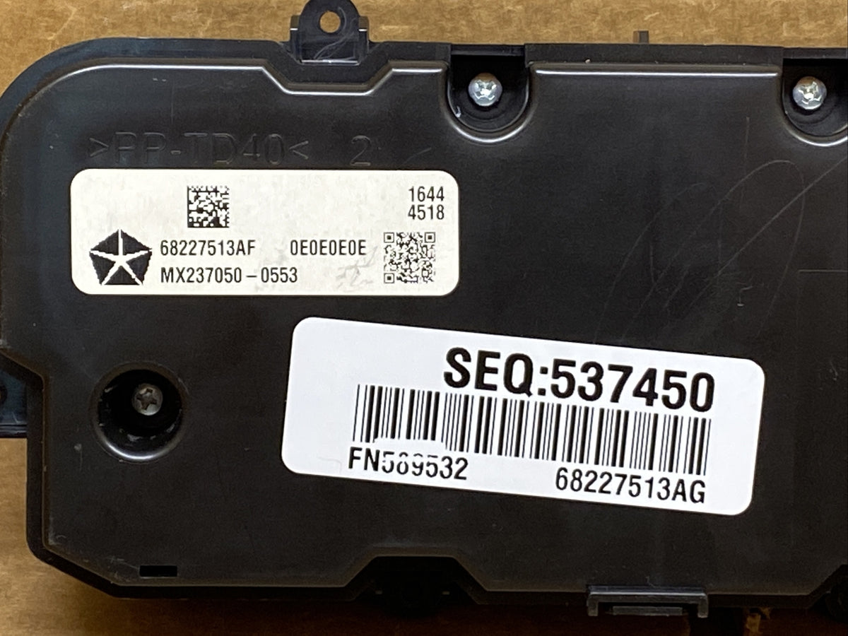 2015 2017 Chrysler 200 Temp Temperature Dual Climate Control OEM 68227513AG8