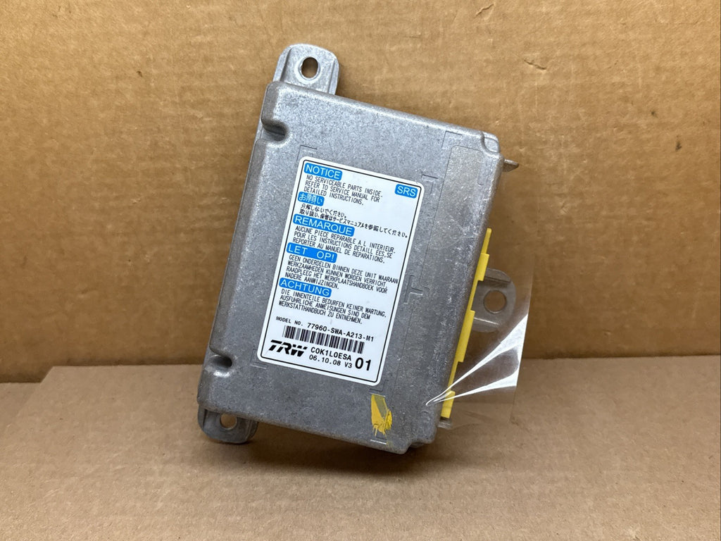 Honda CRV CR V Air Bag Airbag Control Module OEM 77960 SWA A213 M10