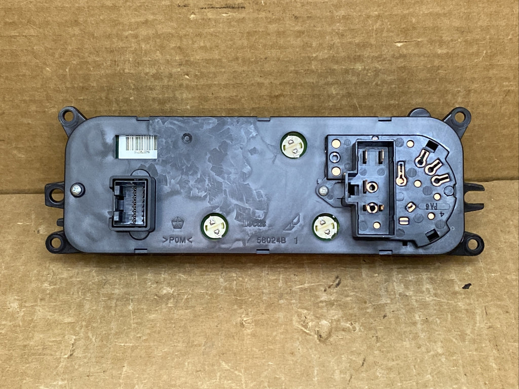 02 05 Dodge Ram Temp Temperature Climate Control Switches Dials P55056321AB3
