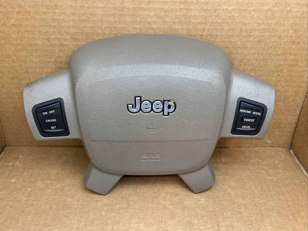 05 07 Grand Cherokee Front Left Driver Side Steering Wheel Air Bag Airbag Khaki1