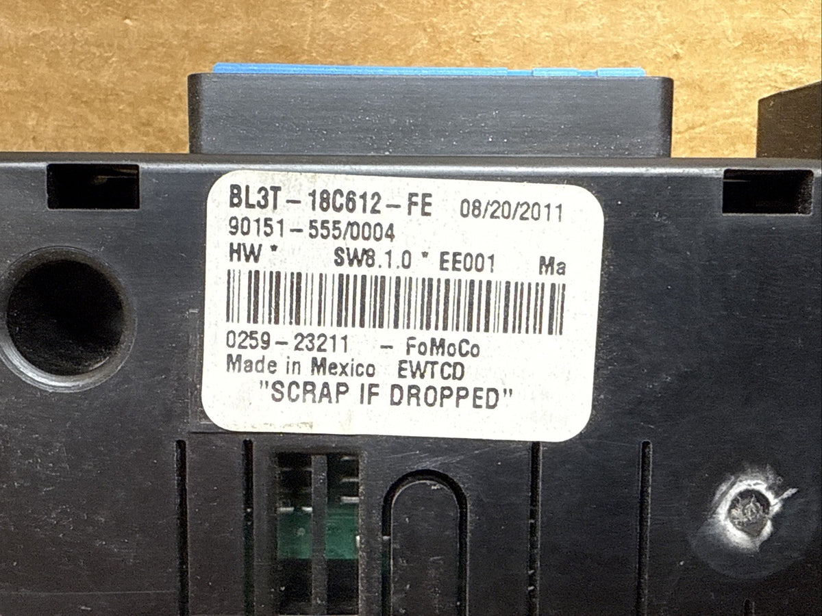 2011 Ford F150 F 150 Temperature Climate Control Module BL3T 18C612 FE1