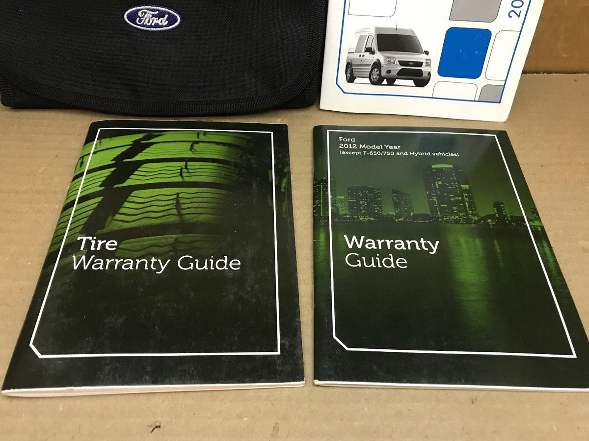 2012 12 FORD TRANSIT CONNECT OWNER'S OWNERS OWNER MANUAL BOOK GUIDE SET CASE OEM2