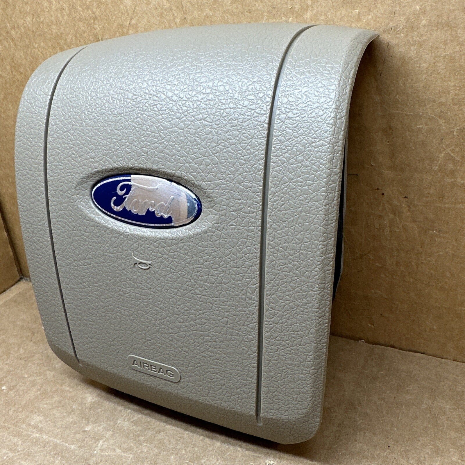 2004 2008 Ford F150 Front Left Driver Side Steering Wheel Air Bag Airbag Tan 2