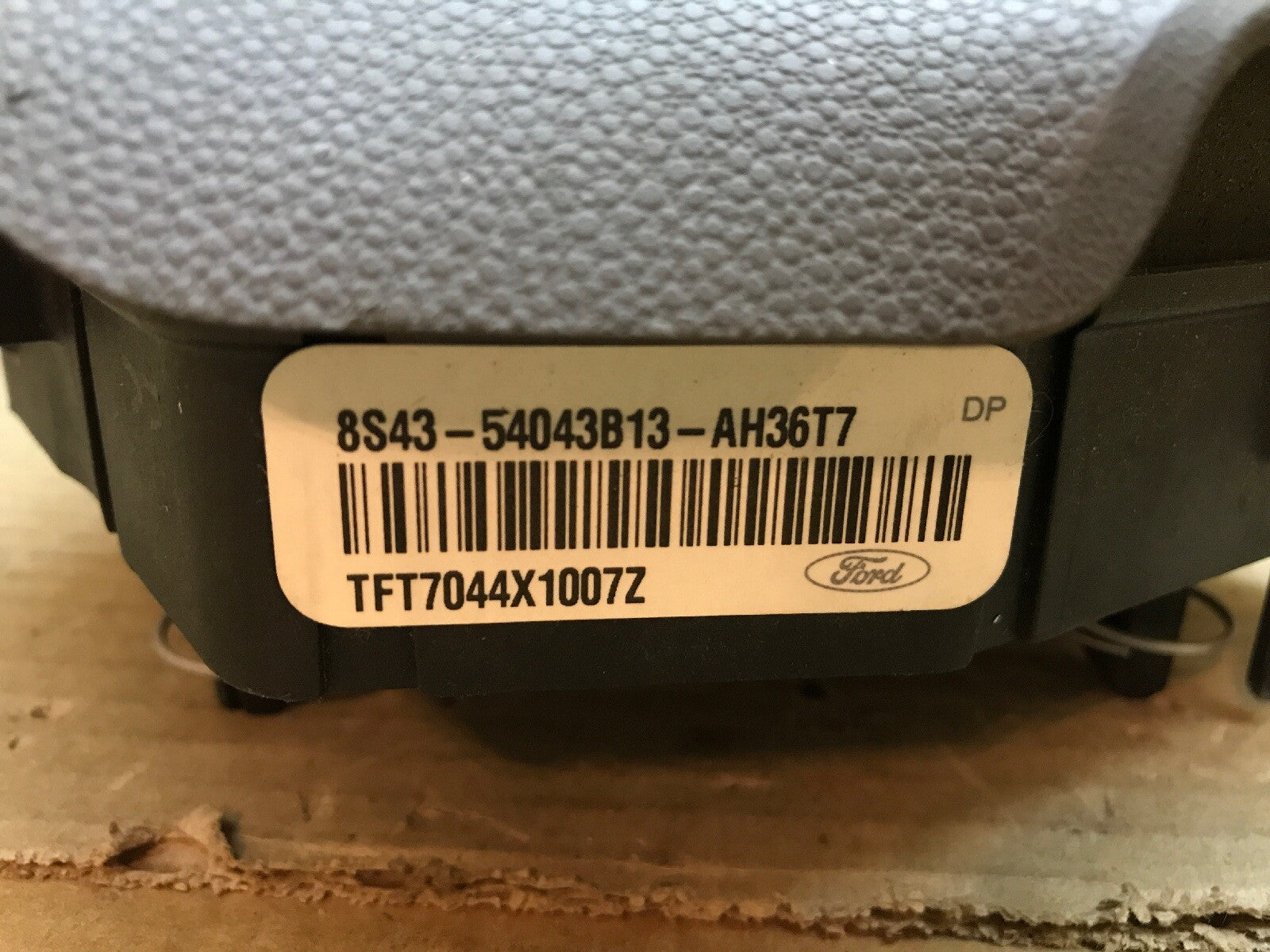 2008 2011 Ford Focus Left Driver Side Steering Wheel Airbag Air Bag Gray Trim FS6