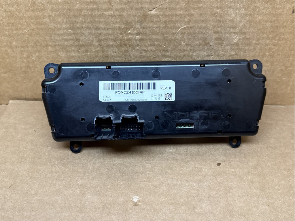2014 2018 Ram Promaster Temperature Temp Climate Control Dials P5NC24DX9AF5