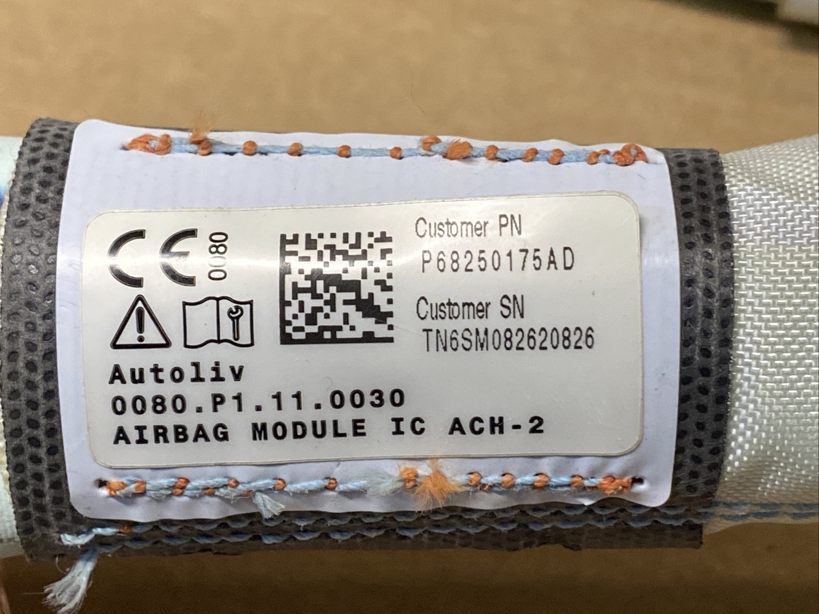 2016 2021 Grand Cherokee Left Side Driver Curtain Roof Air Bag Airbag 68250175AD4