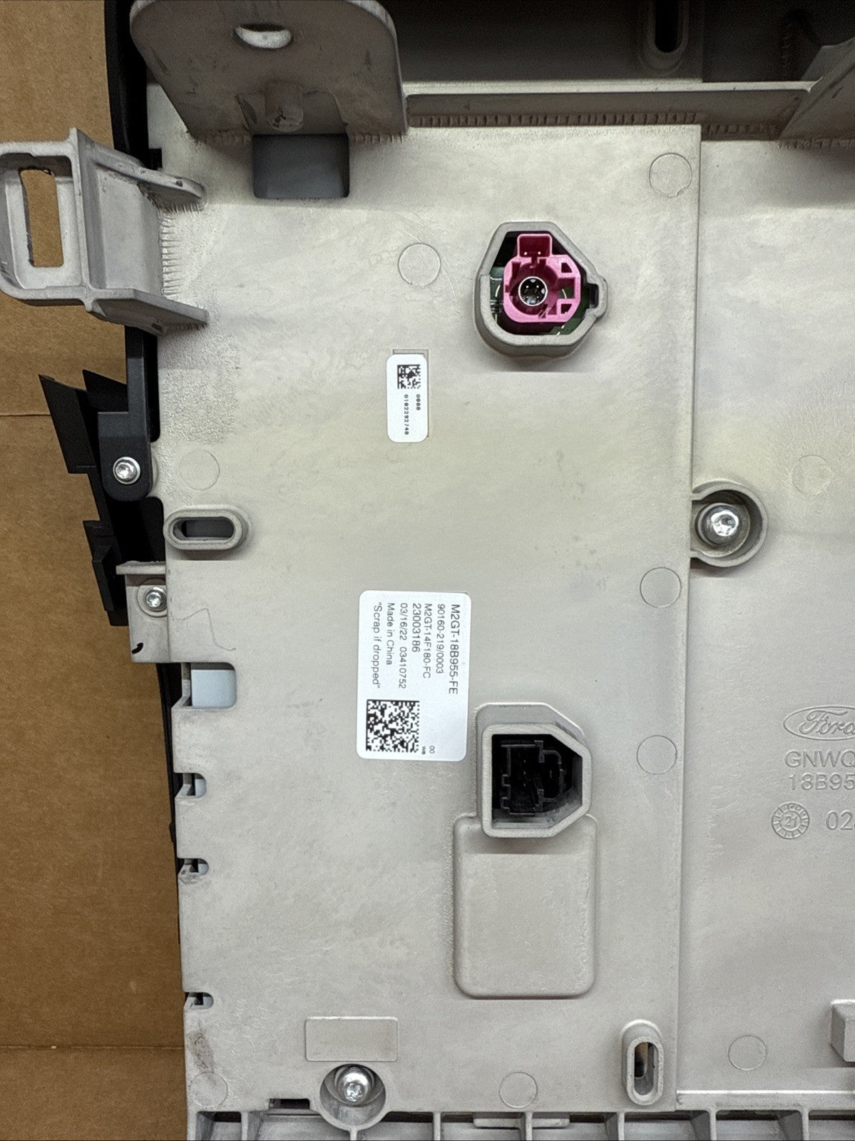 2021 2024 FORD EDGE RADIO INFORMATION SCREEN DISPLAY 12" OEM M2GT 18B955 FE SYNC6