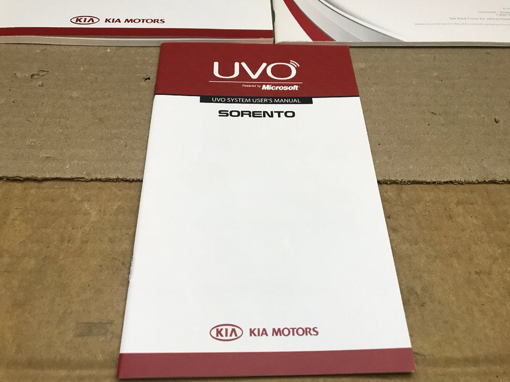 2014 14 KIA SORENTO OWNER'S OWNERS OWNER MANUAL BOOK GUIDE SET CASE WALLET OEM6