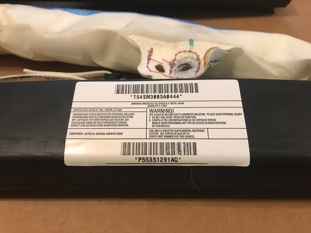 2007 2016 Jeep Compass Left Driver Side Upper Curtain Roof Air Bag Airbag3