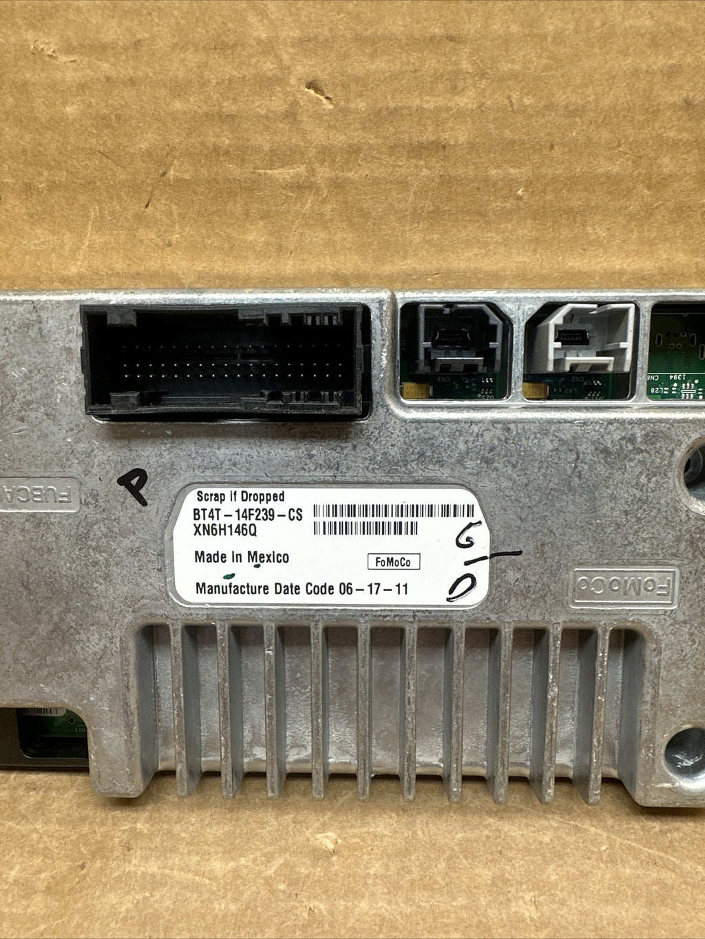 12 15 Ford Sync Voice Control Receiver Module BT4T 14D212 BT BT4T 14F239 CS4