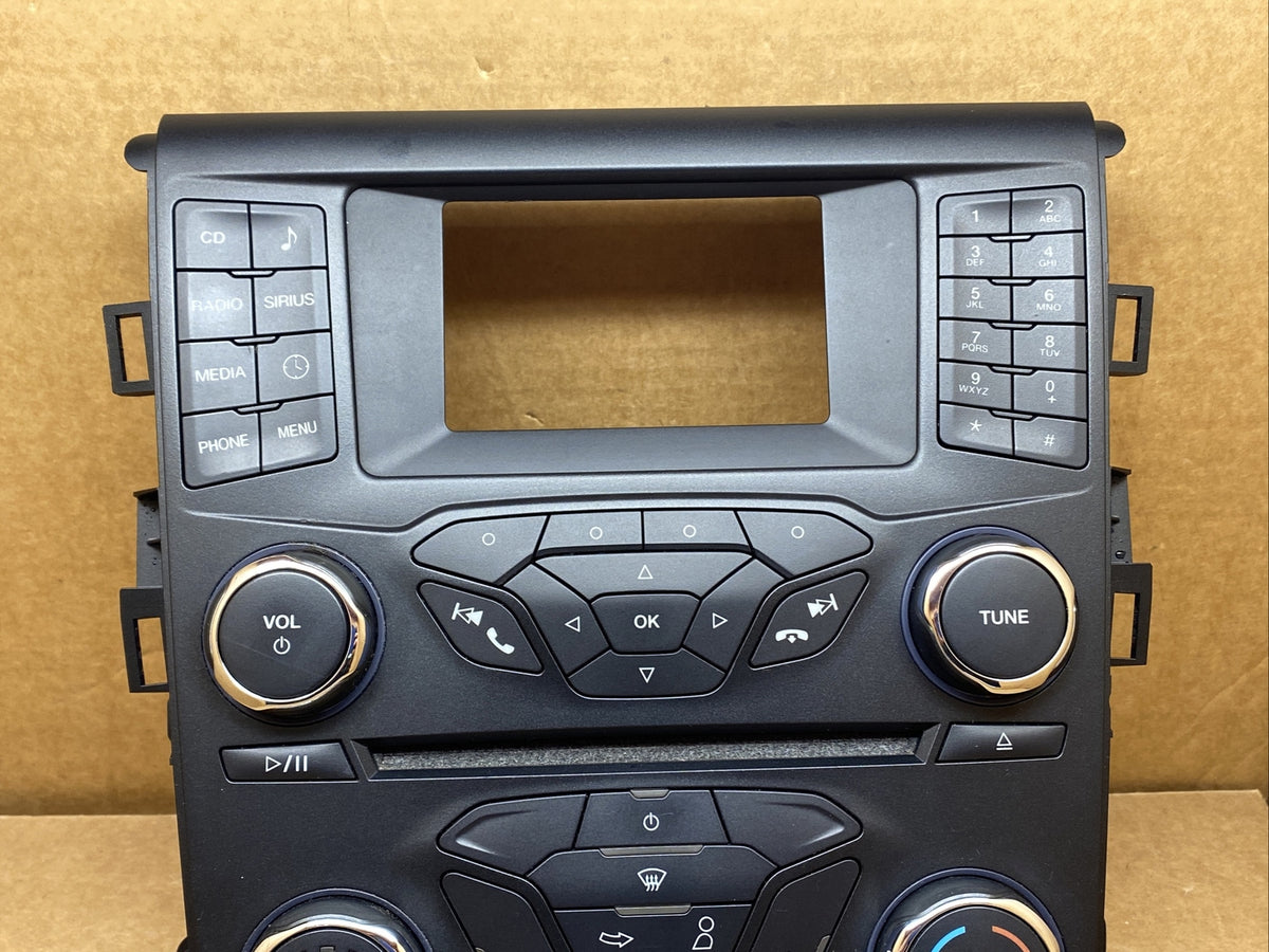 2013 Fusion Temp Temperature Climate Radio Control Bezel Panel DS7T 18E243 EN1