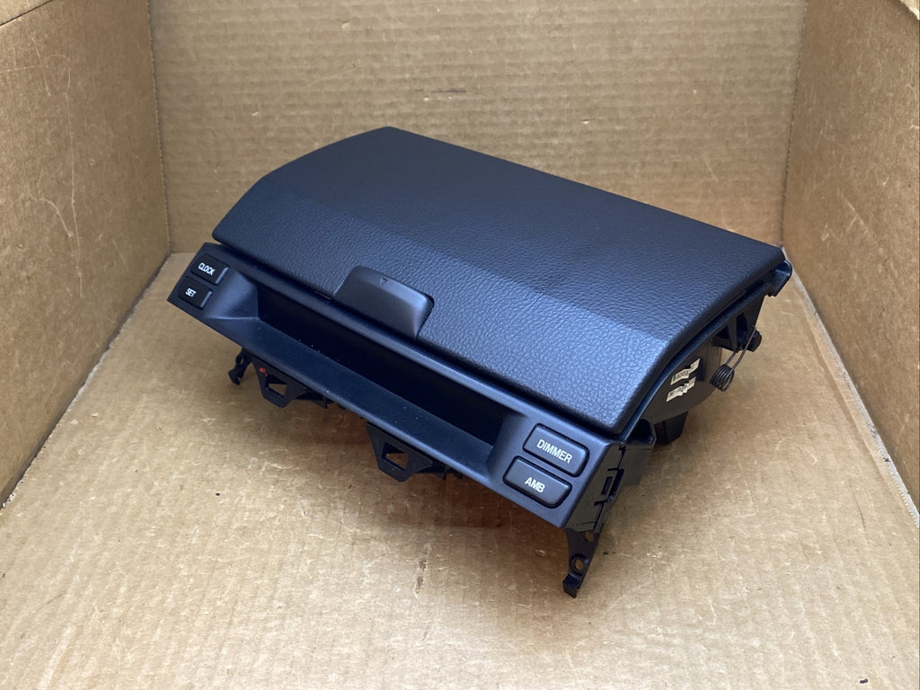 03 08 Mazda 6 Mazda6 Center Storage Dash Compartment Glove Box Bin Clock Black6