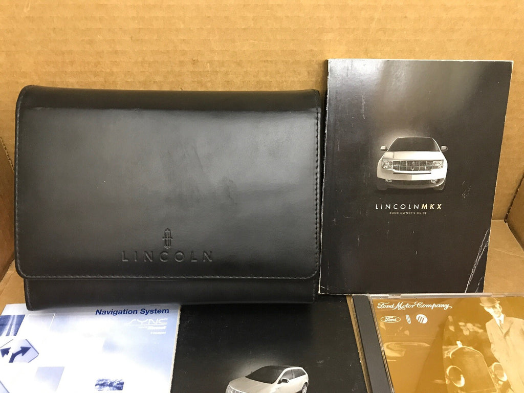 2008 08 LINCOLN MKX OWNER'S OWNERS OWNER MANUAL BOOK GUIDE SET CASE WALLET OEM1