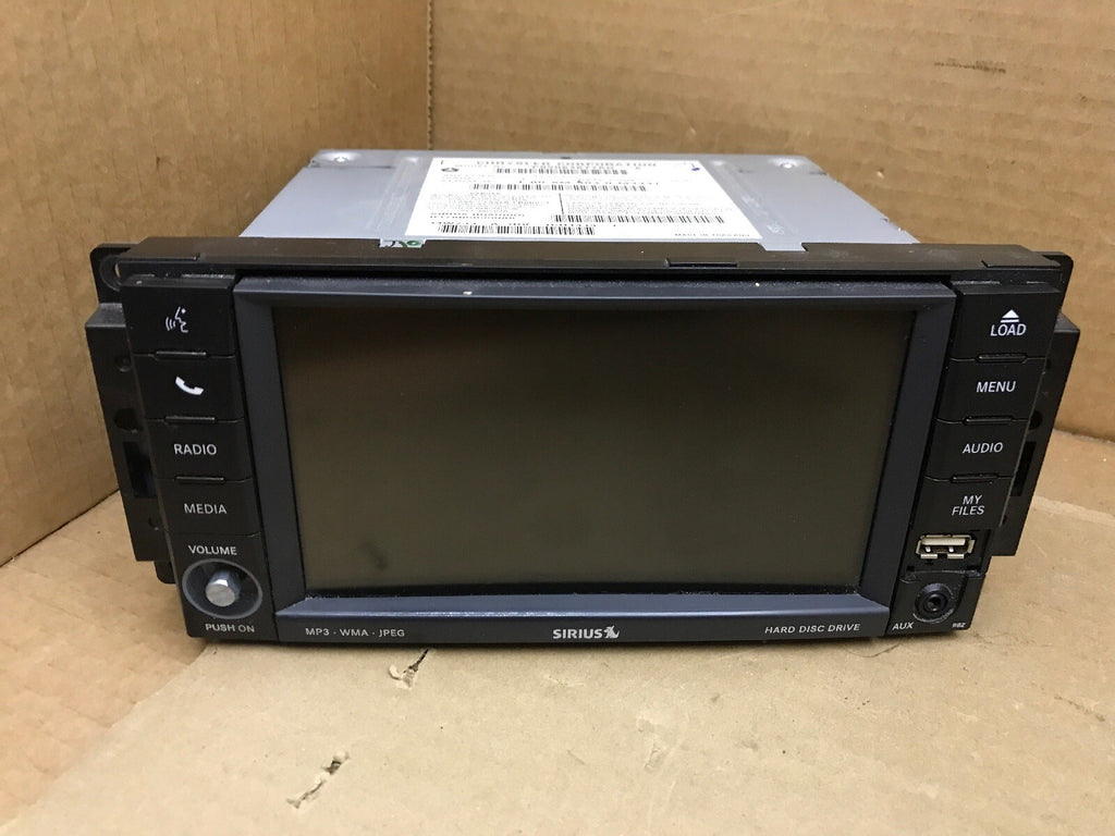 Jeep Chrysler Dodge MyGig RBZ Low Speed Touchscreen Display Radio P05064677AG3