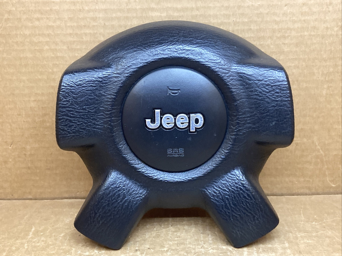 02 07 Jeep Liberty Front Left Driver Side Steering Wheel Air Bag Airbag Black0