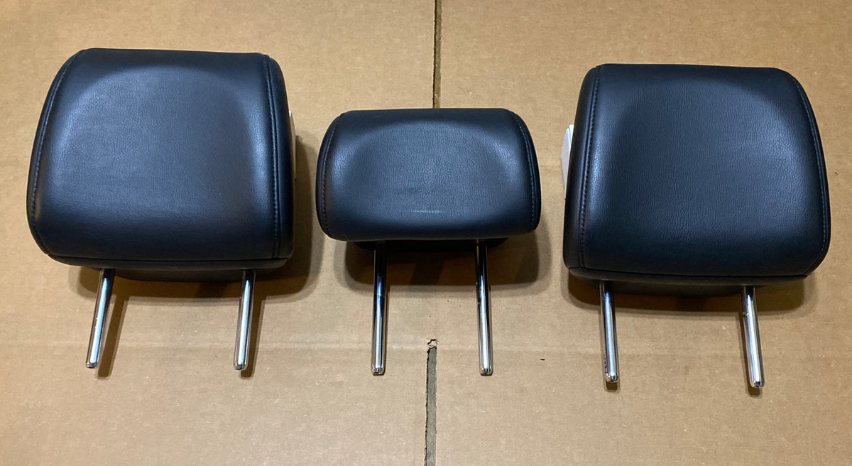 2009 2014 Nissan Murano Back Rear Head Rest Headrest Black Leather Set 0