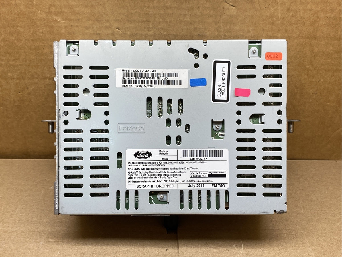 13 16 Ford Escape CD Single Disc MP3 Radio Receiver CJ5T 19C107 CK6