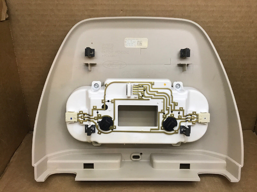 2004 2008 FORD F 150 F150 OVERHEAD TRACK CENTER FRONT DOME MAP LIGHT OEM TAN 4