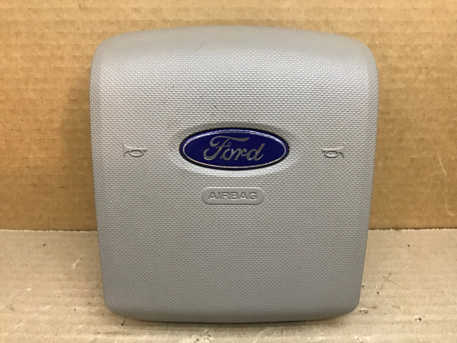 07 14 FORD EXPEDITION LEFT DRIVER SIDE STEERING WHEEL AIRBAG AIR BAG STONE GRAY0