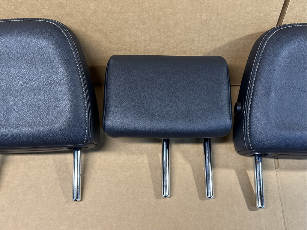 2013 2018 Toyota Rav 4 Rav4 Head Rest Headrest Rear Back Seat Set Leather Black2