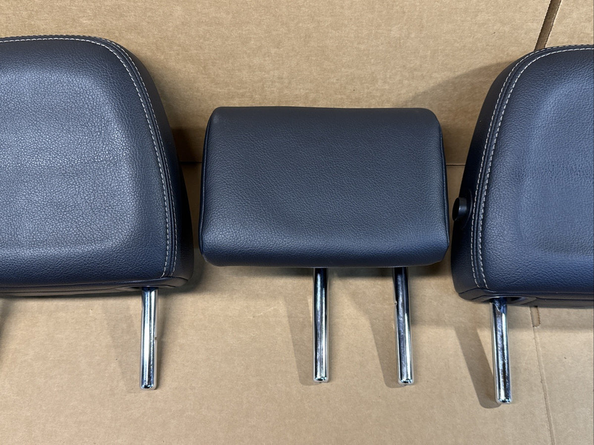 2013 2018 Toyota Rav 4 Rav4 Head Rest Headrest Rear Back Seat Set Leather Black2