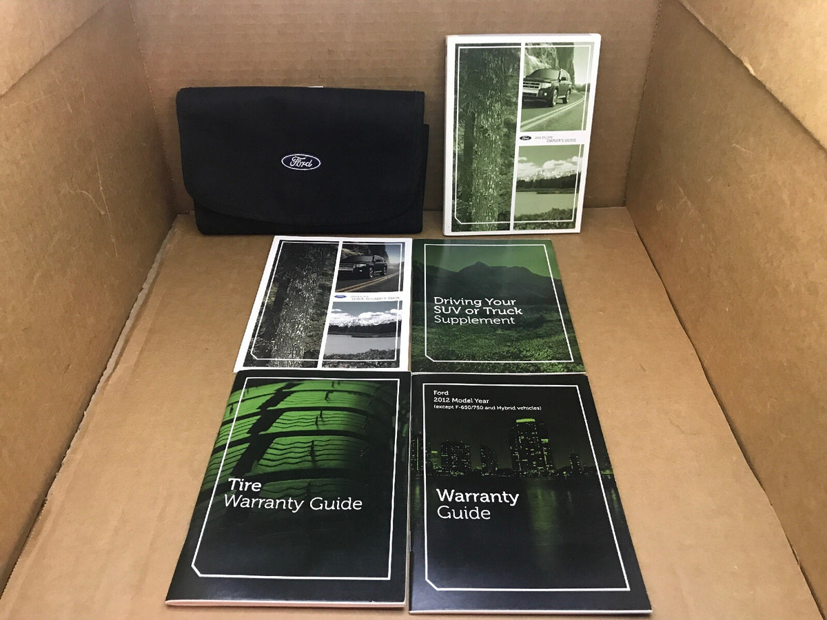 2012 12 FORD ESCAPE OWNER'S OWNERS OWNER MANUAL BOOK GUIDE SET CASE OEM0