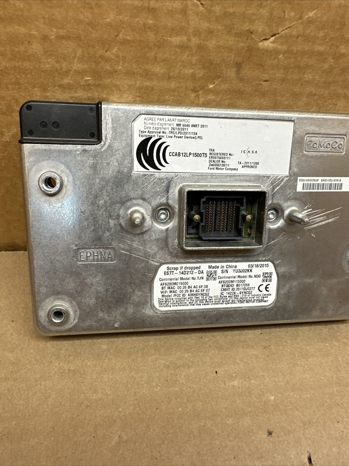 Lincoln Ford Sync APIM Module ES7T 14D212 DA FL1T 14F239 CE6