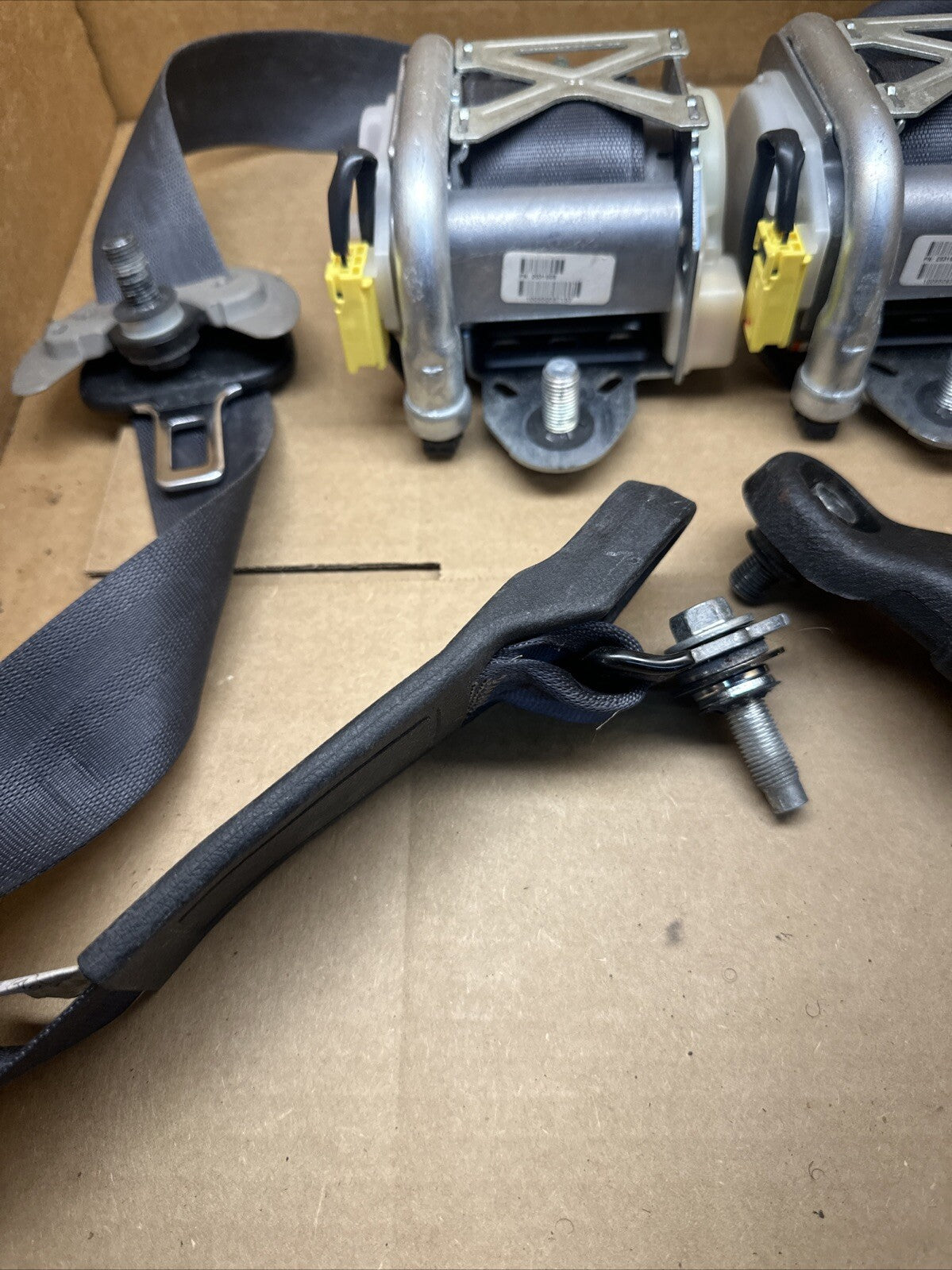 2008 2012 Accord Left Right Coupe Seat Belt Seatbelt Retractor Assembly Set4