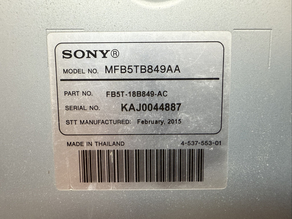 2016 2017 Explorer Focus Sony Radio Amp Amplifier FB5T 18B849 AC8