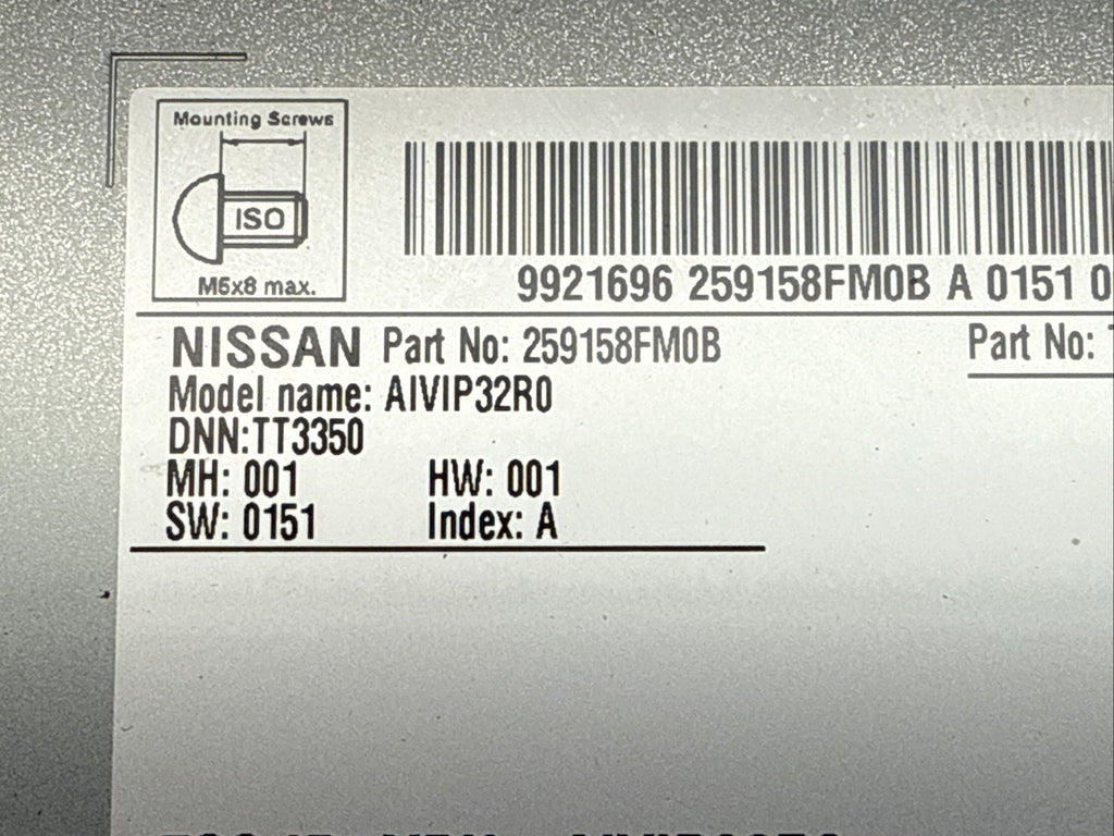 2018 2020 Nissan Rogue Dash Radio Display Screen Receiver 259158FM089