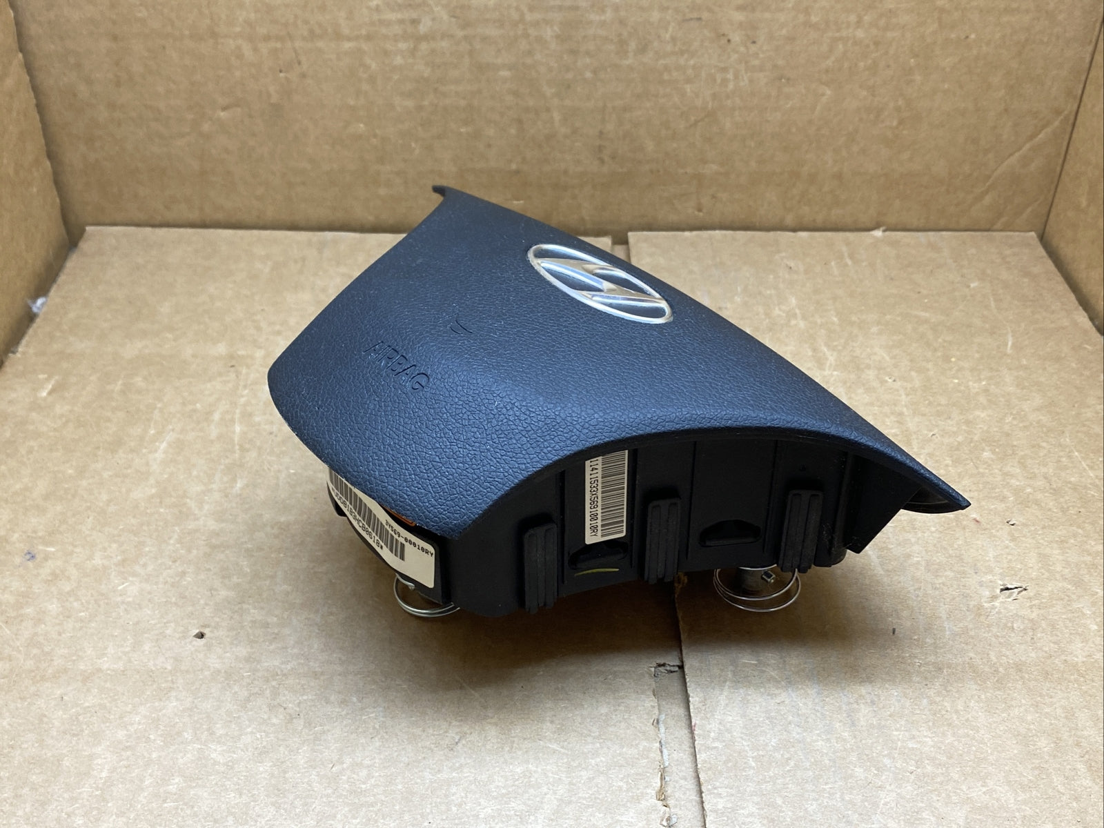 11 16 Hyundai Elantra Front Left Driver Side Steering Wheel Air Bag Airbag Black6