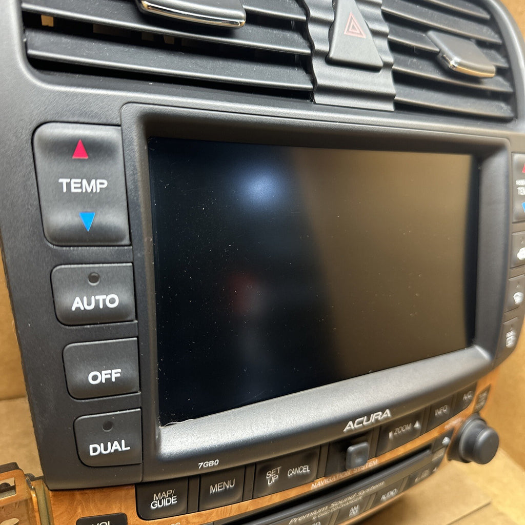 2006 2008 ACURA TSX NAVIGATION GPS RADIO STEREO CD CHANGER 39175 SEC A820 M14