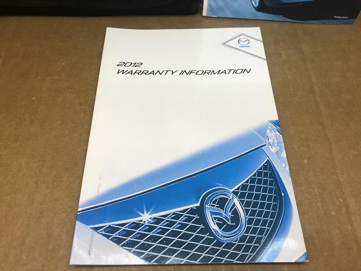 2012 12 MAZDA 3 MAZDA3 OWNER'S OWNERS OWNER MANUAL BOOK GUIDE SET CASE OEM3