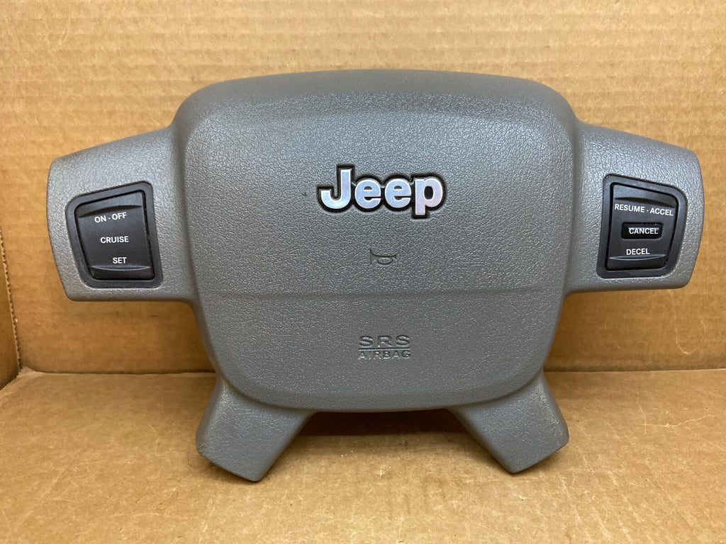 05 07 Grand Cherokee Front Left Driver Side Steering Wheel Air Bag Airbag Gray0
