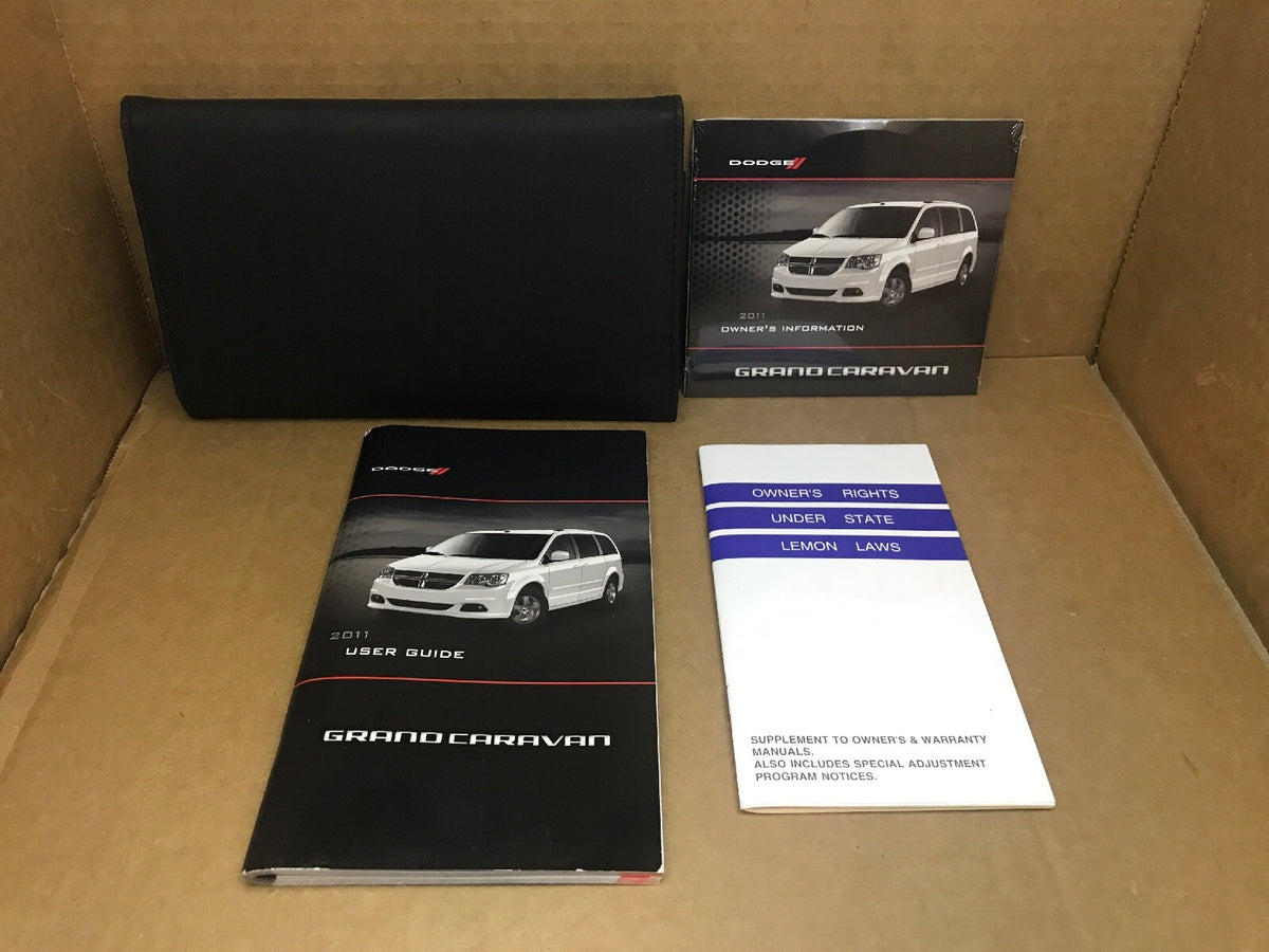 2011 11 DODGE GRAND CARAVAN OWNER'S OWNERS OWNER MANUAL BOOK GUIDE SET CASE OEM0