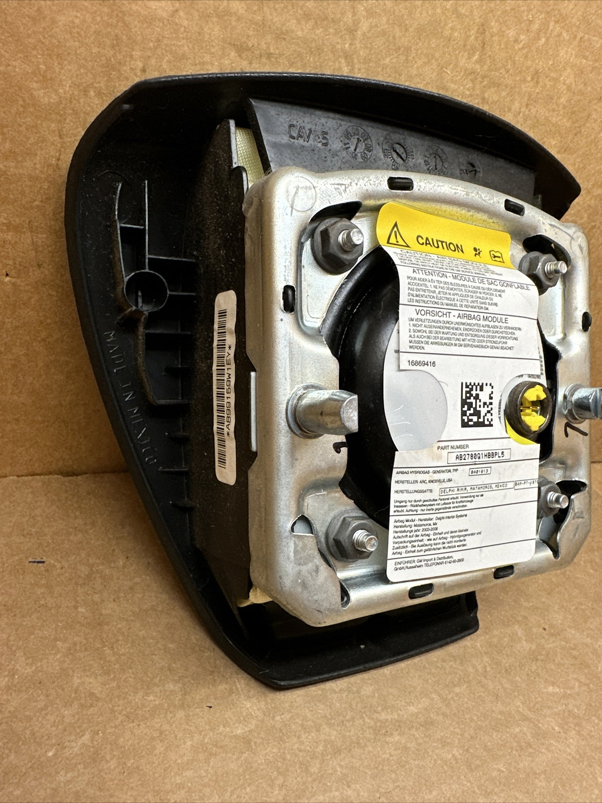 GMC Sierra Denali 2500 3500 Front Left Driver Side Steering Wheel Air Bag Airbag7