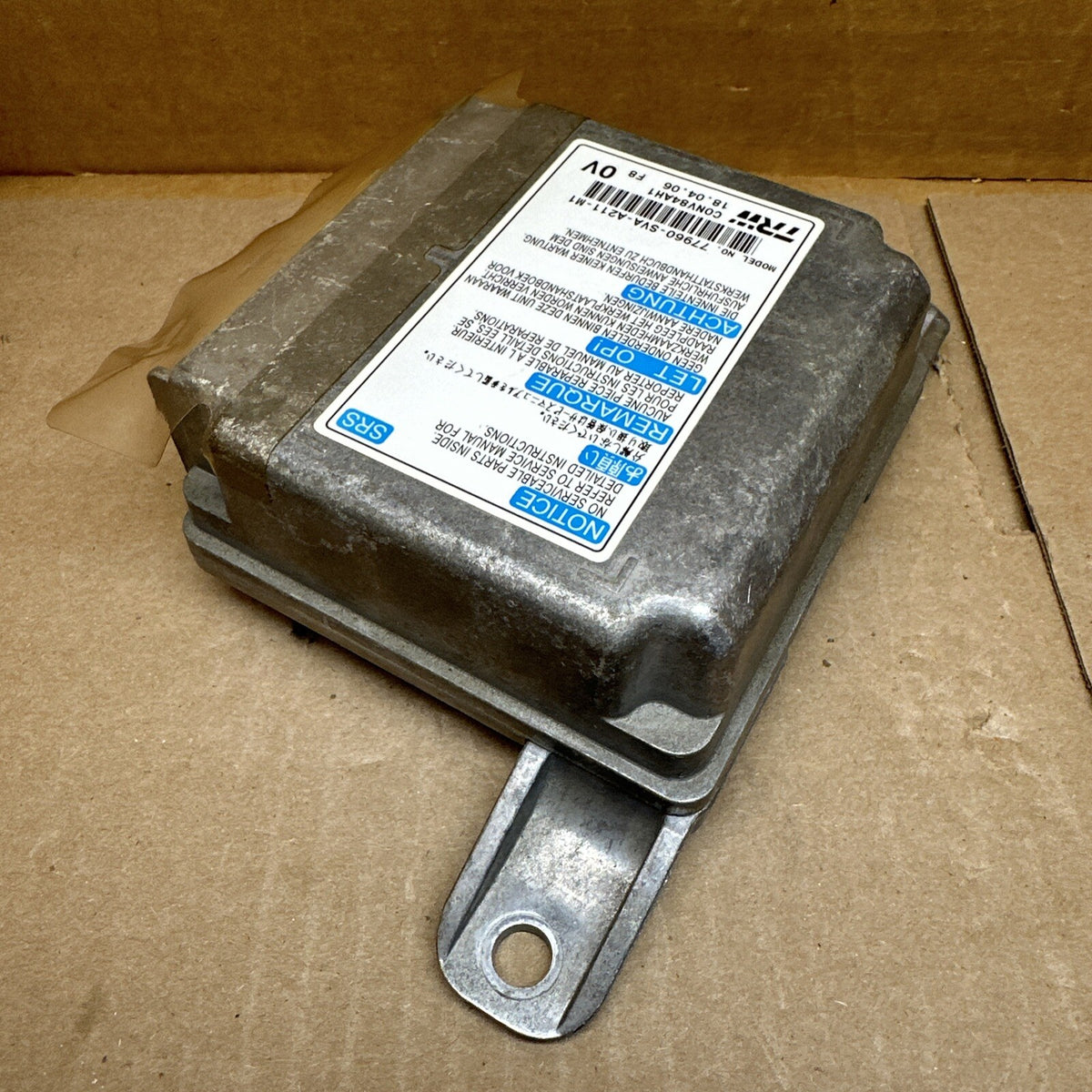 Honda Civic Coupe Air Bag Airbag Computer Control Module 77960 SVA A211 M15
