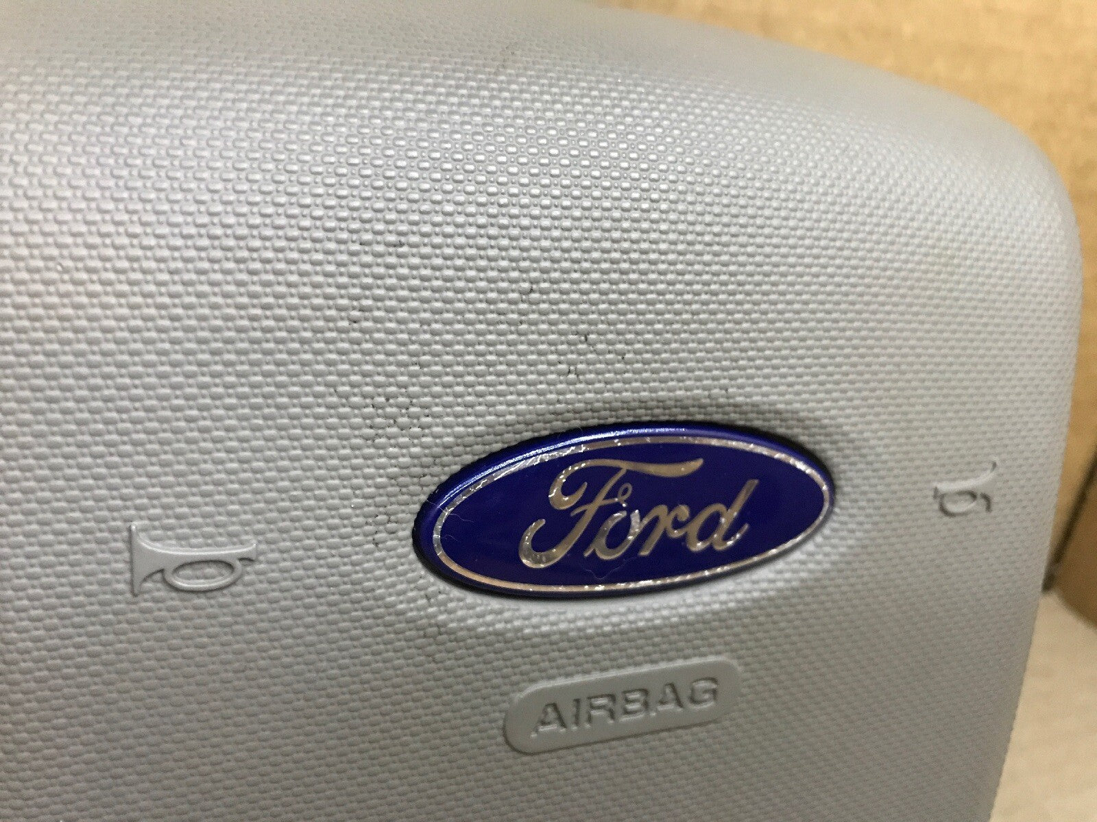 07 14 FORD EXPEDITION LEFT DRIVER SIDE STEERING WHEEL AIRBAG AIR BAG STONE GRAY4