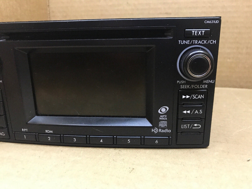 2012 2013 2014 SUBARU IMPREZA CROSSTREK OEM RADIO AUDIO HD 86201FJ630 12 13 142