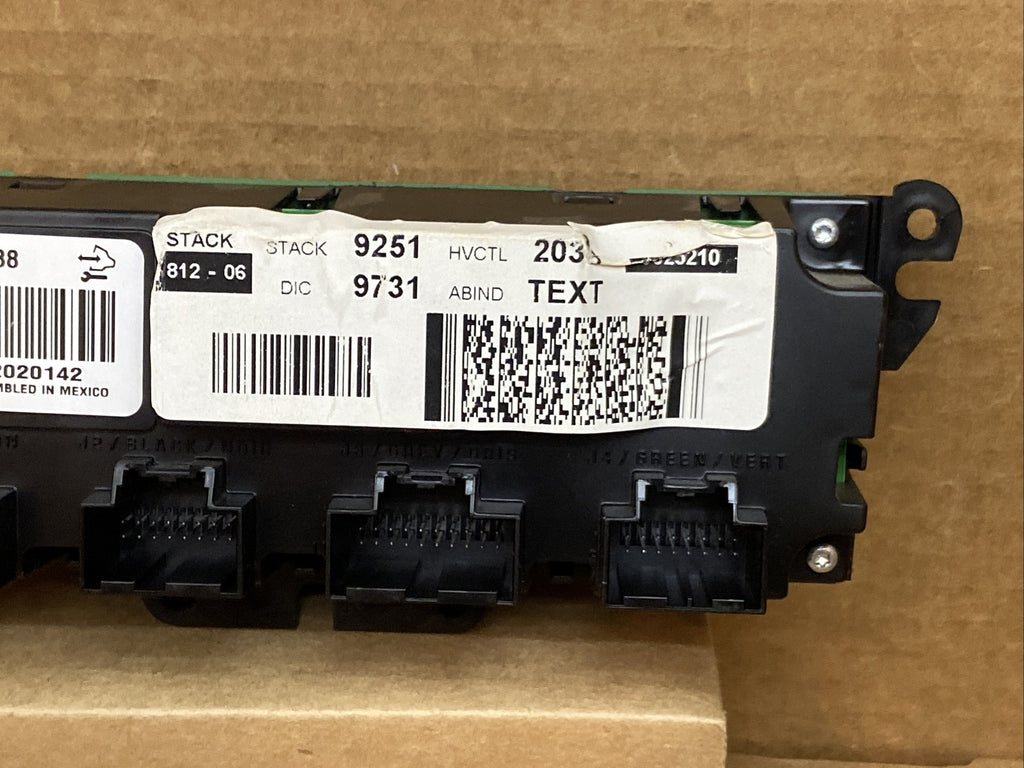 2008 2012 Traverse Enclave Digital Climate Temp Temperature Control 259320387