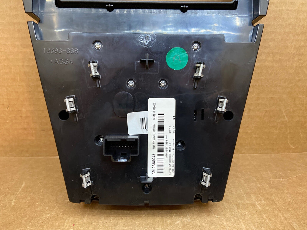 2012 2015 Chevy Equinox Terrain Radio Face Climate Control Panel Bezel 228802437