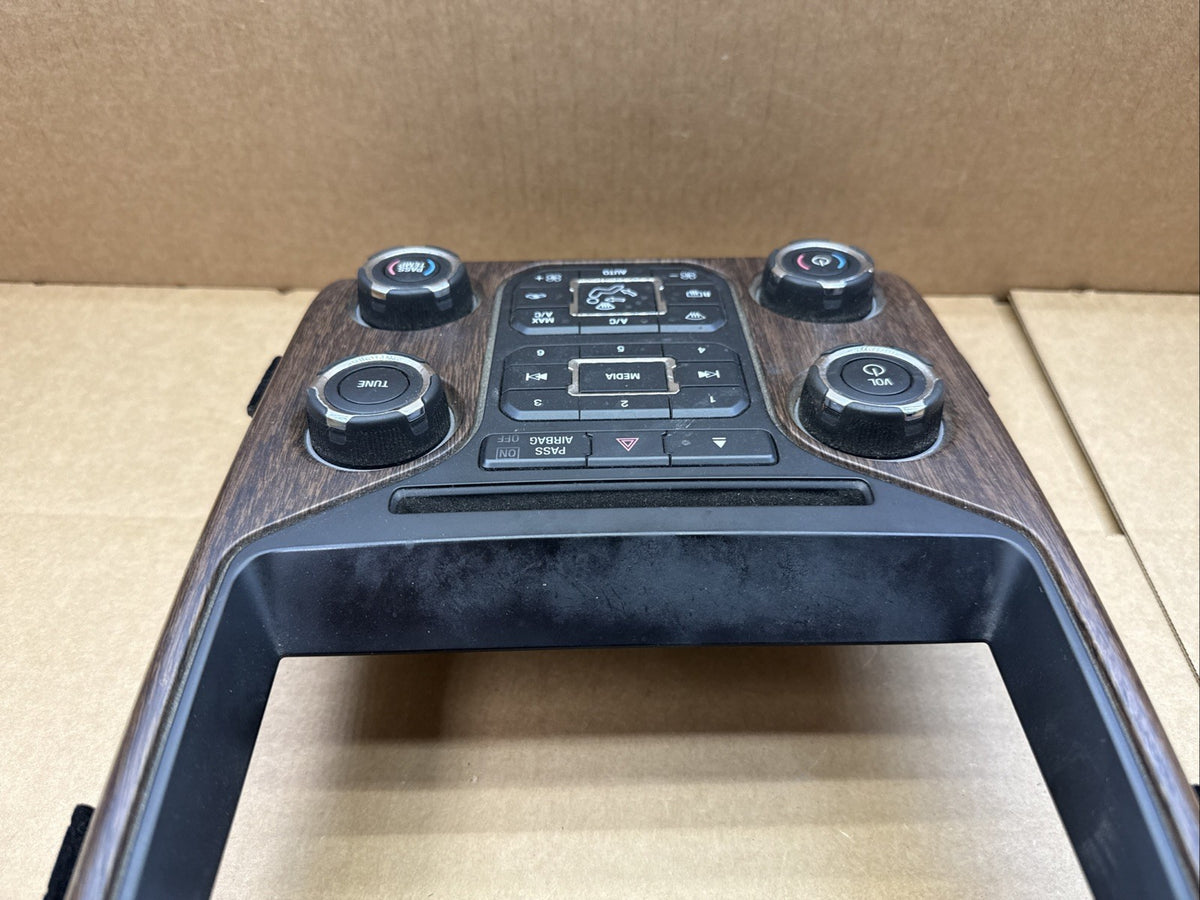 2013 Ford F150 F 150 Radio Control Panel Dark Woodgrain DL3T 18A802 GDSMPQ7